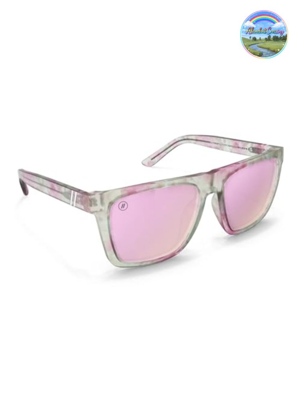 Polarized Sunglasses - Square Acetate Frame - 100% UV Protection - Medium-Large